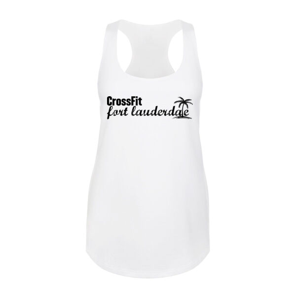 CROSSFIT FORT LAUDERDALE LOGO - WOMEN'S FITTED TANK TOP - $LW3P7T$ Thumbnail
